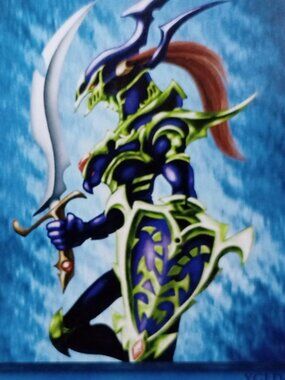 Black Luster Soldier Yugioh YGLD-ENA01 Common 1st Ed - Near Mint